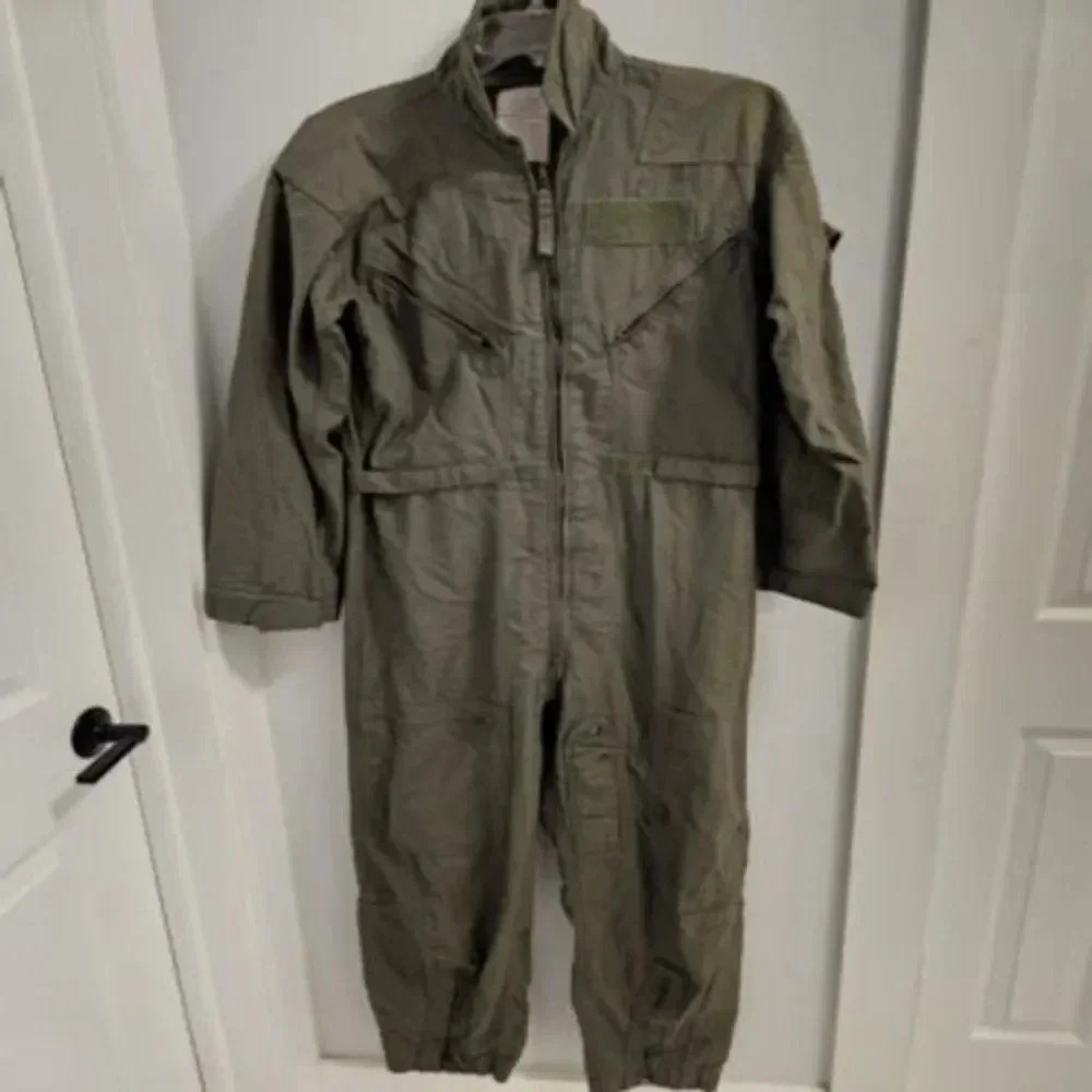 USAF Coveralls Flyers Fire Resistant Summer Men 40 Regular  Sage Green CWU-27/P